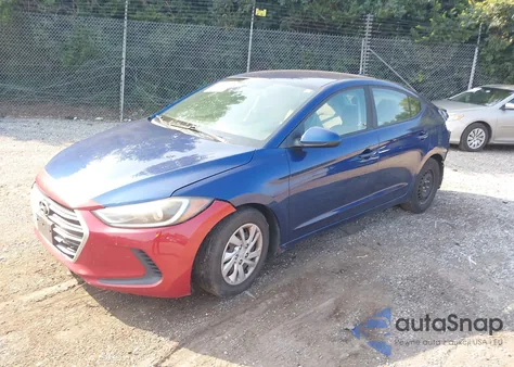 2018 Hyundai Elantra Se из США, поврежденный, VIN 5NPD74LFXJH382448